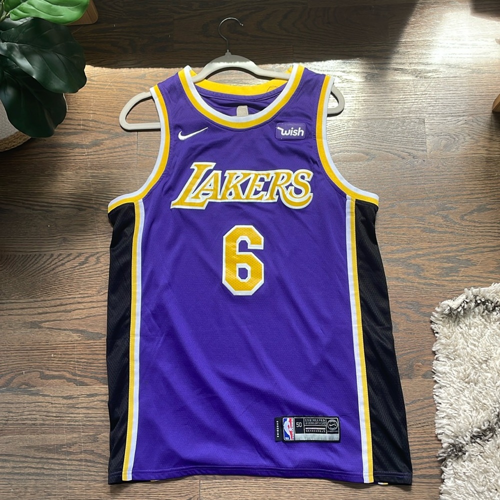 Nike Lakers Lebron James #6 jersey